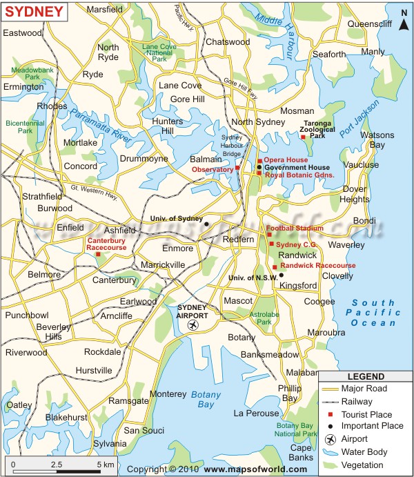 Sydney Map